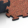 Le gros plan sur le système de connexion des revêtements de sol WARCO 6899 - Sol agility intérieur chien en couleur Etna. Les dimensions 44,6 x 44,6 x 1,8 cm.