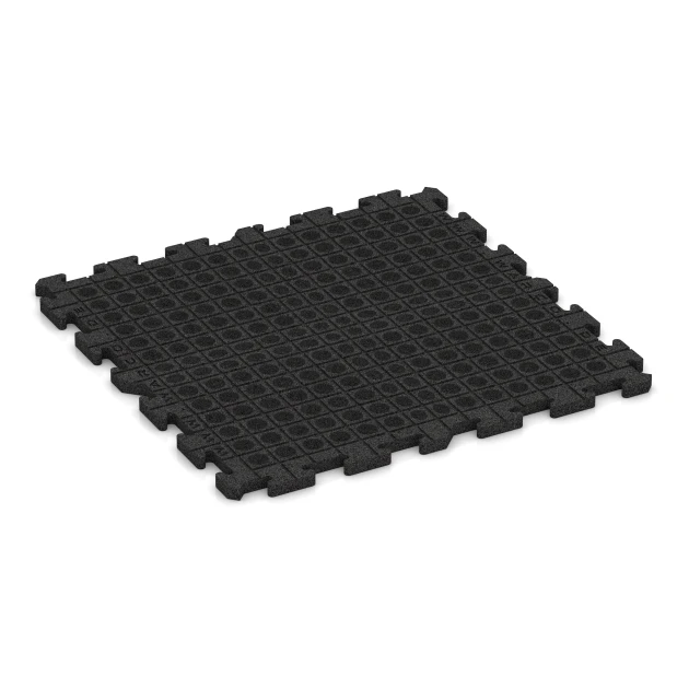 La vue du dessous ou de la face inférieure, c’est-à-dire la face inférieure de la pièce moulée WARCO 3354 - Dalle polyvalente pour chiens au format 100 x 100 x 3 cm | 1,00 m².