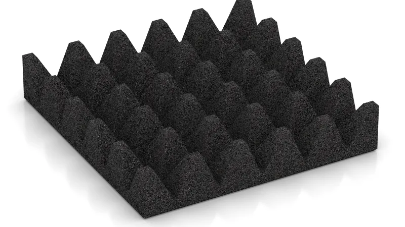 Structure à troncs de pyramides de 75 mm de hauteur