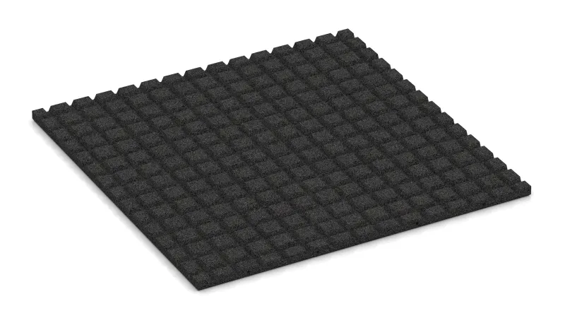 Structure à troncs de pyramides de 15 mm de hauteur