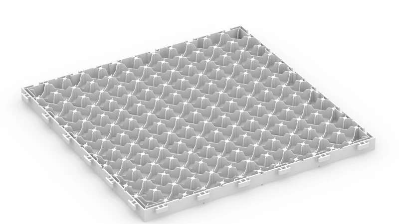 Grille clipsable PP avec pieds