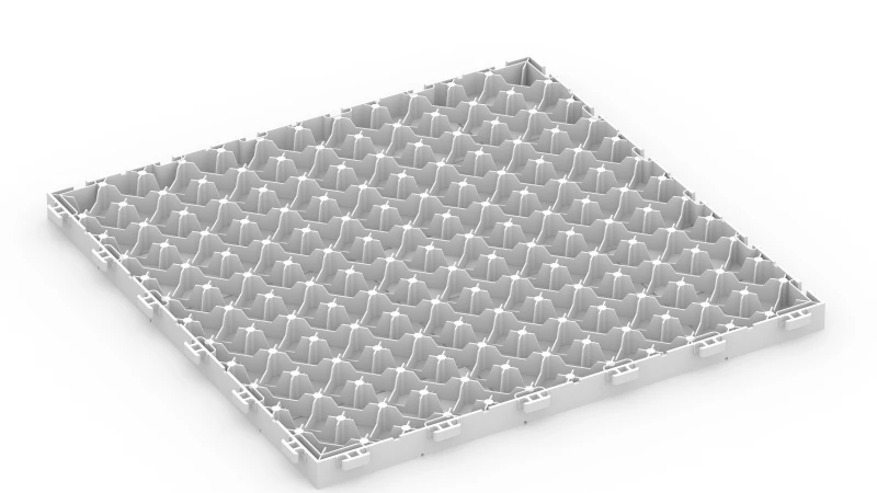 Grille clipsable PP avec pieds