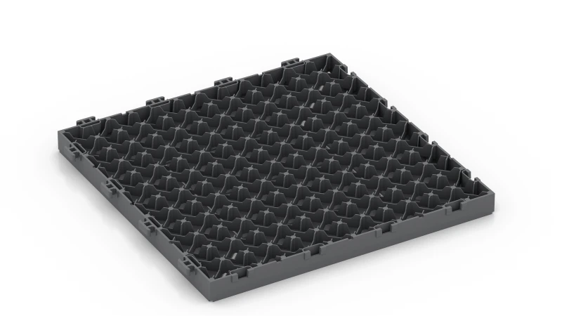 Grille clipsable PP avec pieds