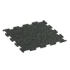 La vue du dessous ou de la face inférieure, c’est-à-dire la face inférieure de la pièce moulée WARCO 3767 - Fitness Performance Elite Revêtement Sportif au format 50 x 50 x 1 cm | 0,25 m².