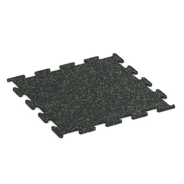 La vue du dessous ou de la face inférieure, c’est-à-dire la face inférieure de la pièce moulée WARCO 3767 - Fitness Performance Elite Revêtement Sportif au format 50 x 50 x 1 cm | 0,25 m².