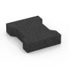 La vue du dessous ou de la face inférieure, c’est-à-dire la face inférieure de la pièce moulée WARCO 3844 - Pavé autobloquant au format 20 × 16,5 × 4,3 cm | 25 m².