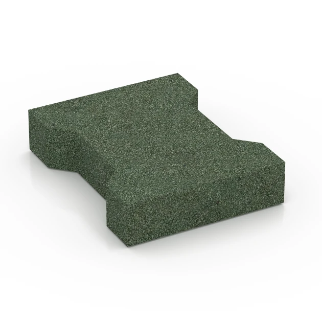La vue du dessous ou de la face inférieure, c’est-à-dire la face inférieure de la pièce moulée WARCO 7070 - Pavé autobloquant au format 20 x 16,5 x 4,5 cm | 0,0278 m².