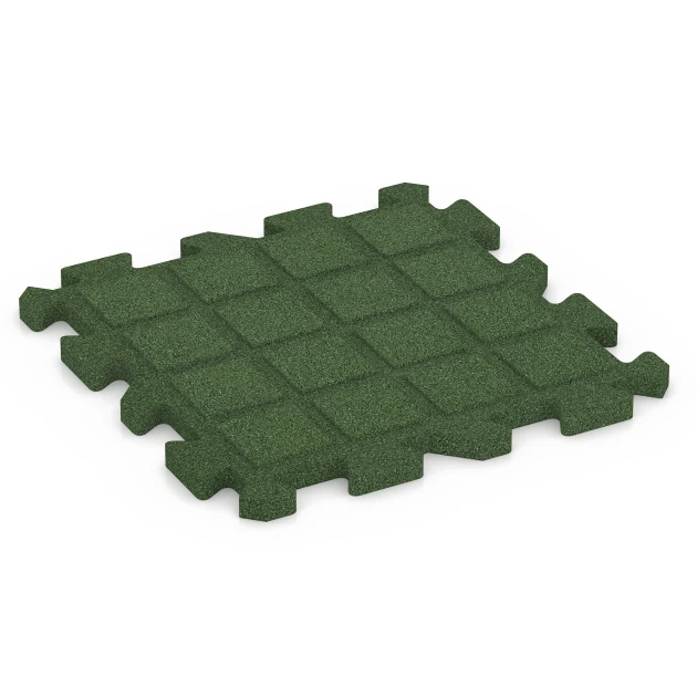 La vue du dessous ou de la face inférieure, c’est-à-dire la face inférieure de la pièce moulée WARCO 6991 - Dalles de terrain multisport au format 50 x 50 x 3 cm | 0,25 m².