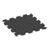 La vue du dessous ou de la face inférieure, c’est-à-dire la face inférieure de la pièce moulée WARCO 6845 - Fitness Active dalle au format 46 x 46 × 2,8 cm.