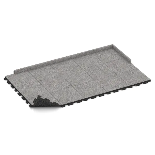 La situation d'installation typique du produit 5807 de WARCO - Revêtement de sol événementiel, en couleur Gris mélange dans les dimensions 500 x 500 x 40 mm.