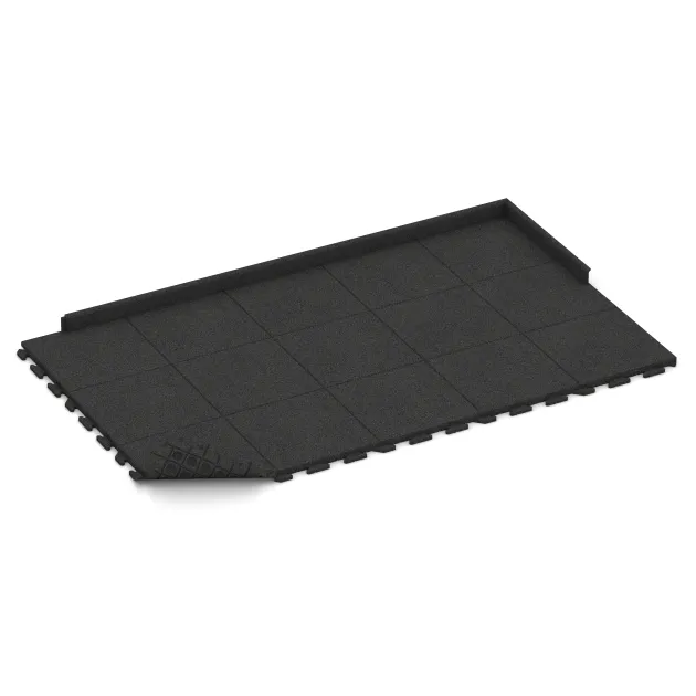 La situation d'installation typique du produit 1386 de WARCO - Dalles pour allées Classic, en couleur Anthracite dans les dimensions 500 x 500 x 40 mm.