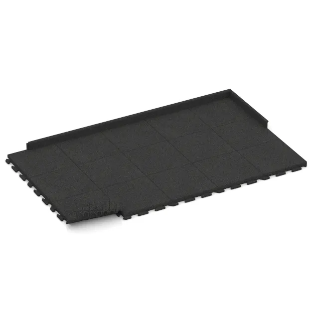 La situation d'installation typique du produit 1478 de WARCO - Dalle de trottoir, en couleur Anthracite dans les dimensions 500 x 500 x 50 mm.