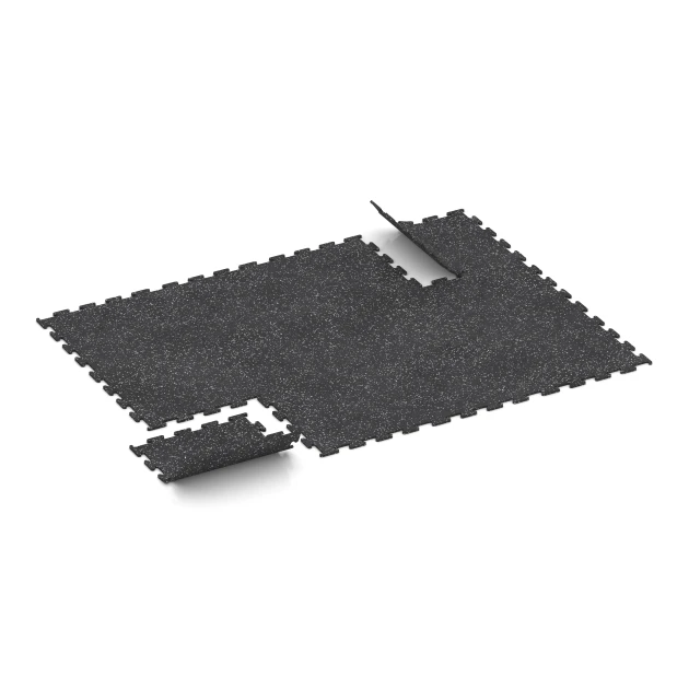 La situation d'installation typique du produit 3779 de WARCO - Fitness Performance Elite Revêtement Sportif, en couleur Gris doux moucheté dans les dimensions 50 x 50 x 1 cm | 0,25 m².