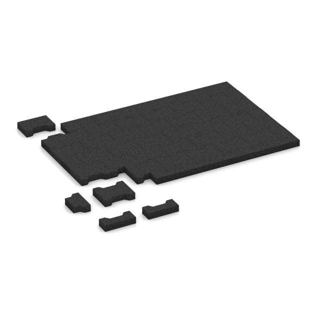 La situation d'installation typique du produit 3845 de WARCO - Pavé autobloquant, en couleur Anthracite dans les dimensions 20 × 16,5 × 4,3 cm | 0,0278 m².