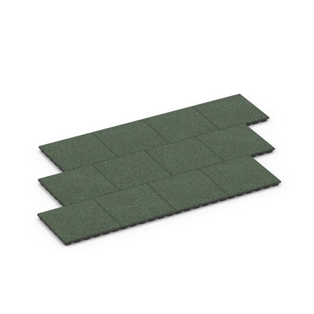 La situation d'installation typique du produit 6433 de WARCO - Dalle amortissante – 160 cm, en couleur Gazon anglais dans les dimensions 50 x 50 x 4,8 cm.