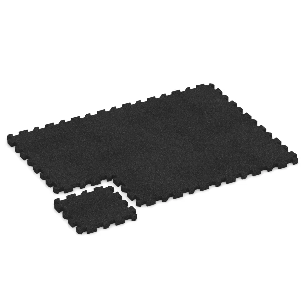 La situation d'installation typique du produit 6980 de WARCO - Dalles de terrain multisport, en couleur Anthracite dans les dimensions 50 x 50 x 4 cm | 0,25 m².