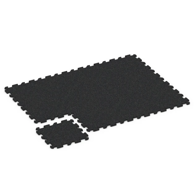 La situation d'installation typique du produit 6638 de WARCO - Dalle de sol fitness, en couleur Anthracite dans les dimensions 50 x 50 x 2 cm | 0,25 m².