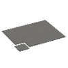 La situation d'installation typique du produit 6823 de WARCO - Fitness Active dalle, en couleur Granit gris foncé dans les dimensions 44,6 x 44,6 x 1,8 cm.