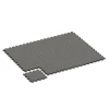 La situation d'installation typique du produit 6841 de WARCO - Fitness Active dalle, en couleur Granit gris foncé dans les dimensions 44,6 x 44,6 × 2,8 cm.
