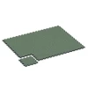 La situation d'installation typique du produit 6942 de WARCO - Dalle de terrasse, en couleur Gazon anglais dans les dimensions 44,6 x 44,6 × 2,8 cm.