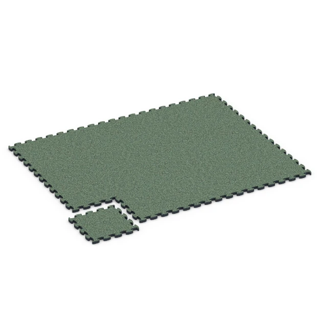 La situation d'installation typique du produit 6942 de WARCO - Dalle de terrasse, en couleur Gazon anglais dans les dimensions 44,6 x 44,6 × 2,8 cm.