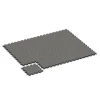 La situation d'installation typique du produit 6877 de WARCO - Dalle Fitness Max, en couleur Granit gris foncé dans les dimensions 44,6 x 44,6 × 2,8 cm.