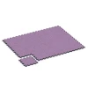 La situation d'installation typique du produit 6882 de WARCO - Dalle Fitness Max, en couleur Lavande dans les dimensions 44,6 x 44,6 × 2,8 cm.