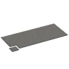 La situation d'installation typique du produit 6814 de WARCO - Dalle balcon aspect pierre, en couleur Granit gris foncé dans les dimensions 28,9 x 28,9 x 1,8 cm.
