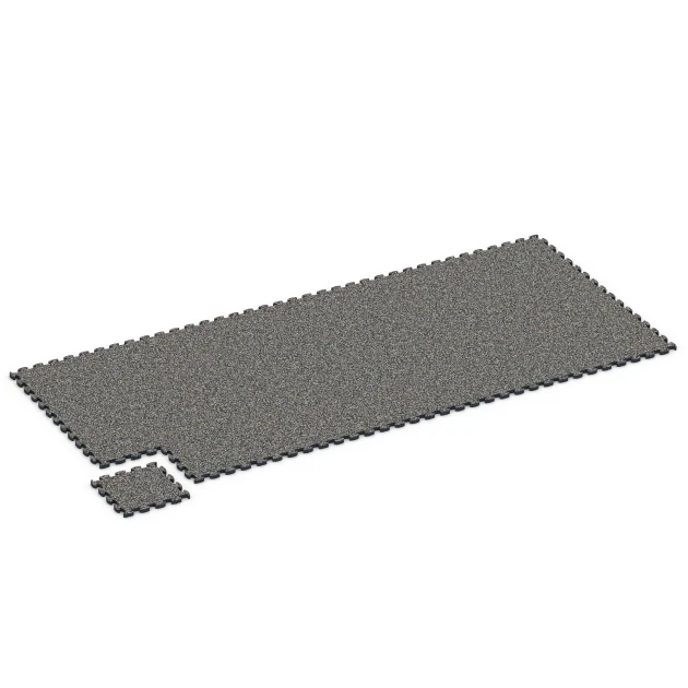 La situation d'installation typique du produit 6814 de WARCO - Dalle balcon aspect pierre, en couleur Granit gris foncé dans les dimensions 28,9 x 28,9 x 1,8 cm.