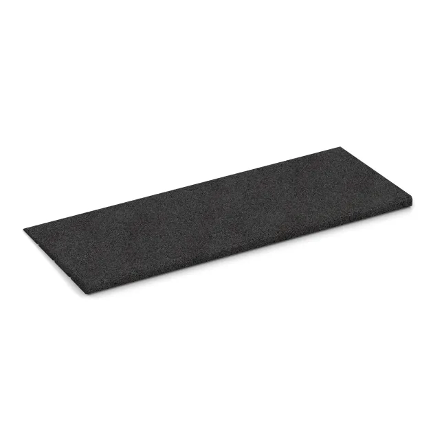 La photo de la face arrière asymétrique d’un produit WARCO 2308: Rampe de seuil 75 cm, en couleur Anthracite, dans les dimensions 750 x 300 x 25/8 mm.