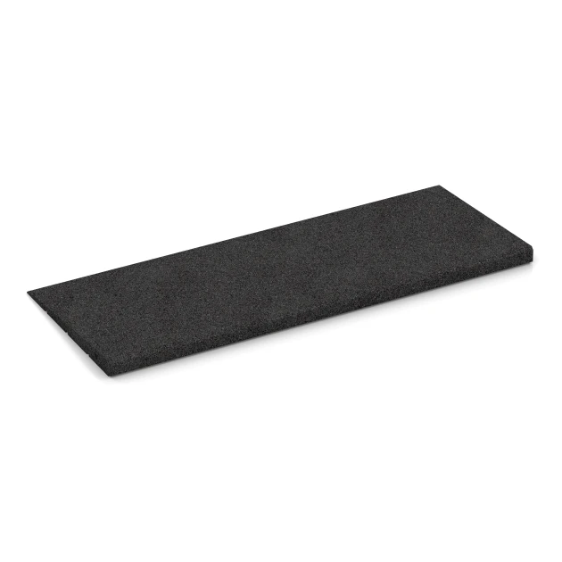 La photo de la face arrière asymétrique d’un produit WARCO 2348: Rampe de seuil 75 cm, en couleur Anthracite, dans les dimensions 75 x 30 cm | 8 < 30 mm.